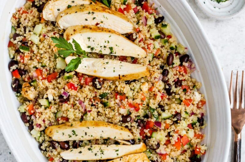 Quinoa Salad with Chicken and Vegetables